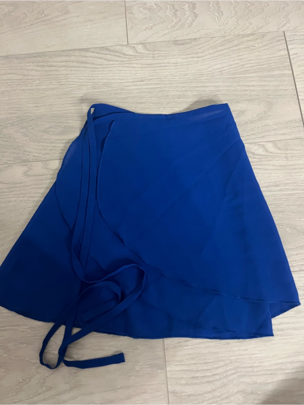 Royal Blue Wrap Skirt